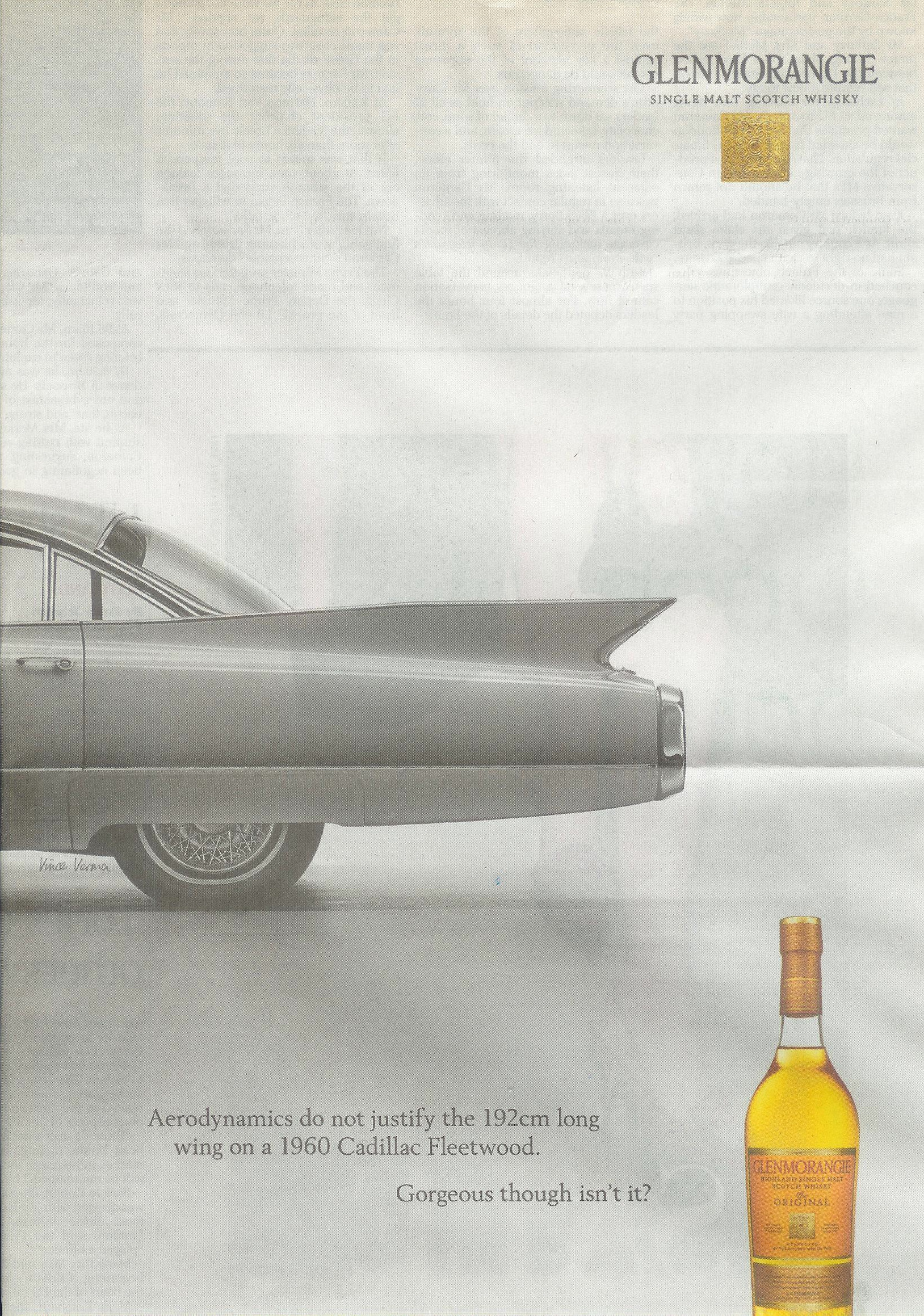 Glenfiddich Vintage 1980 GLENFIDDICH Single Pure Malt Scotch Whisky Print Ad advert German 