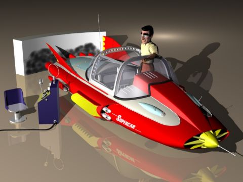 3D models of Supercar for