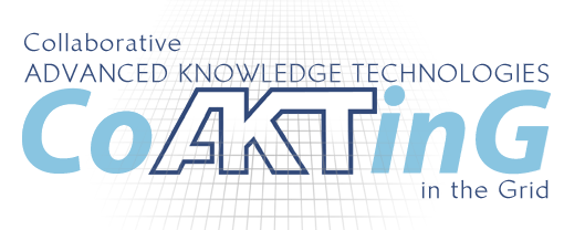 CoAKTinG - Collaborative Advanced Knowledge Technologies in the Grid