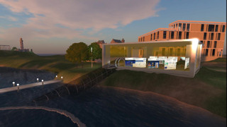 F4K Pavilion in OpenSim on Openvue
